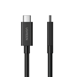 Ugreen кабель type-c to type-c thunderbolt 4, 40gbps, 0.8м us501, черный Thumbnail 3