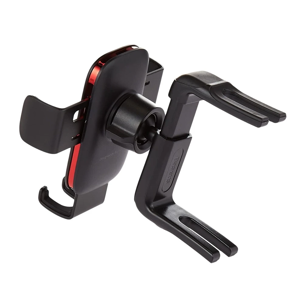 Baseus car holder metal ageⅱ gravity (air outlet version), black 3