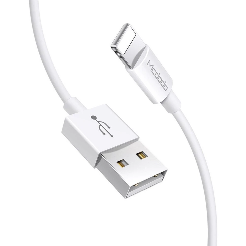 Кабель mcdodo usb to lightning element 1м, белый 2