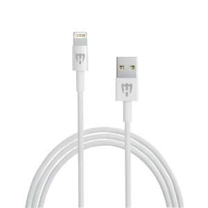 Кабель helmet usb на lightning basic 2.1a 1м, белый