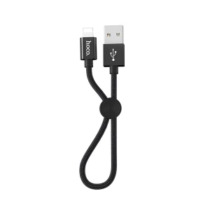 Hoco Cable USB to Lightning X35 Premium 2.4A 0.25m, Black