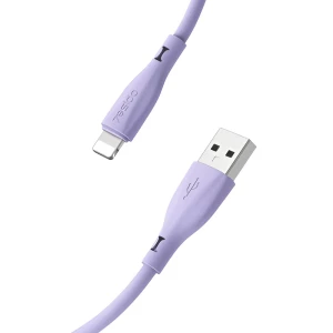 Yesido Cable Liquid Silicone Series USB-A to Lightning 18W 1m, Purple