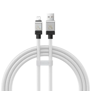 Baseus cable coolplay series usb-a to lightning 2.4a 12w 1м, белый Thumbnail 1
