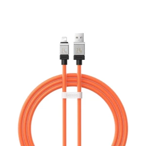 Baseus cable coolplay series usb-a to lightning 2.4a 12w 1м, оранжевый