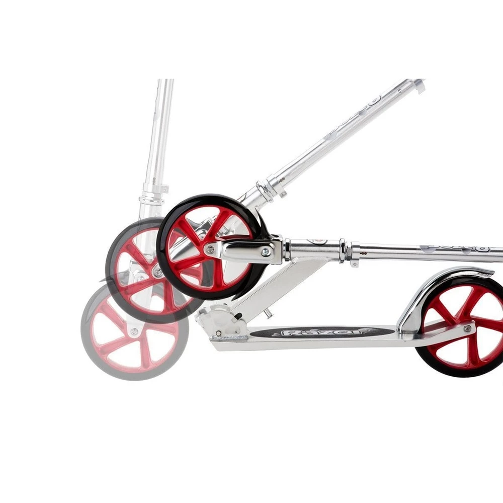 Razor scooter a5 lux, silver/red 2