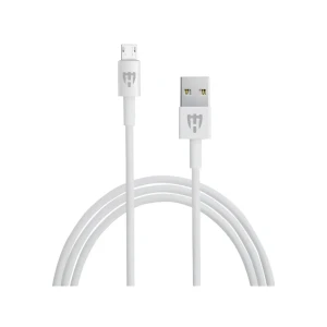 Кабель helmet usb - micro-usb basic 2.1a 1м, белый