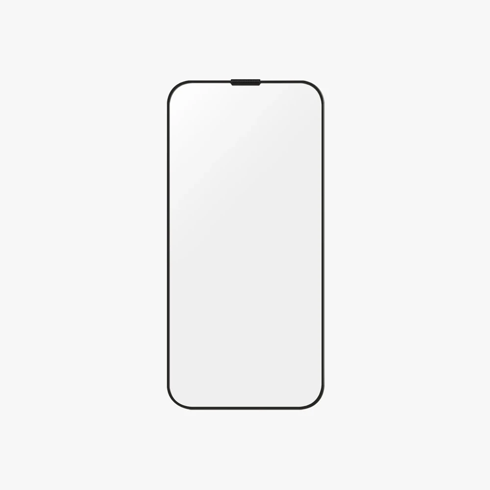Uniq glass screen protector optix vivid clear for iphone 15 pro, black 2