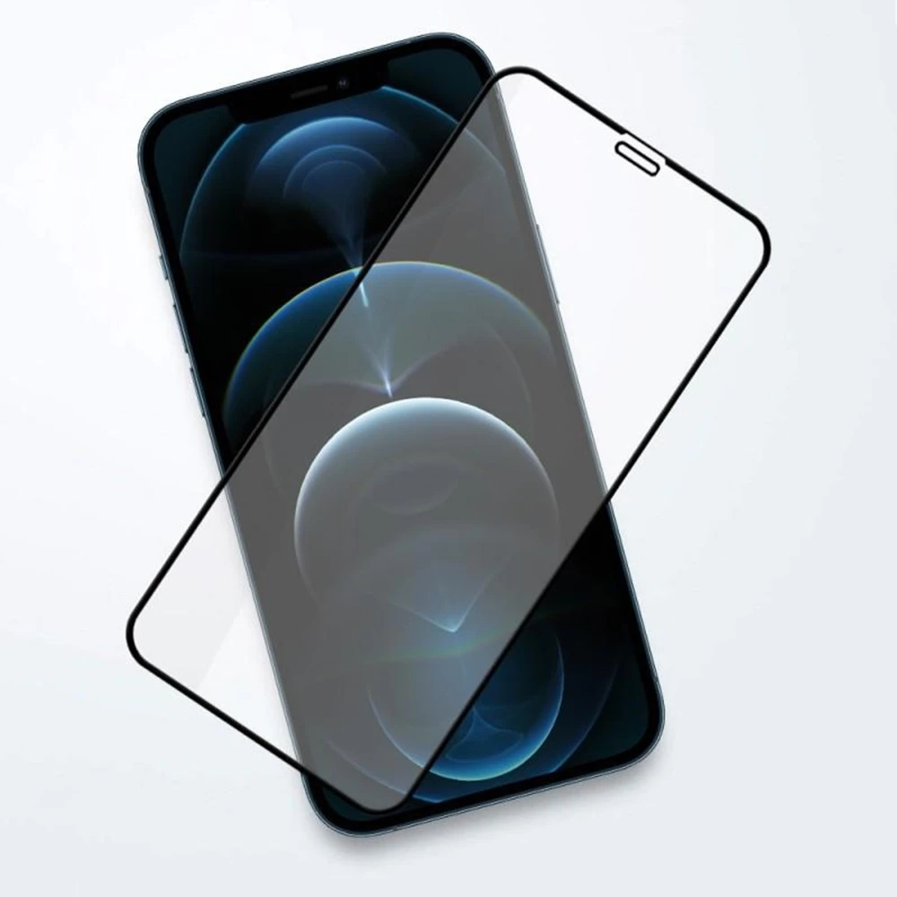 Helmet diamond glass 5d iphone 12/12 pro, black 4