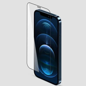 Helmet diamond glass 5d iphone 12/12 pro, black Thumbnail 2