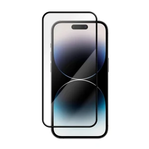 Защитное стекло diamond glass 5d для iphone 14 pro, черное