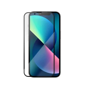 Защитное стекло helmet diamond glass 4d frame для iphone 13 mini, черное