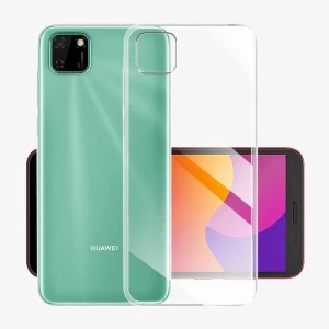 Helmet case tpu soft huawei y5p, clear