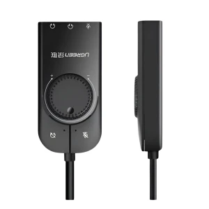 Ugreen adapter usb-a external stereo sound, 15cm cm129, black Thumbnail 2