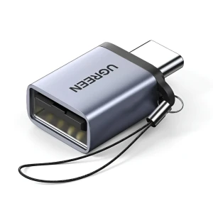 Ugreen adapter otg type-c 3.1 to usb-a 3.0, up to 5gbps us270, space gray Thumbnail 1