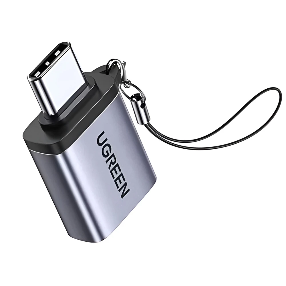 Ugreen adapter otg type-c 3.1 to usb-a 3.0, up to 5gbps us270, space gray 3