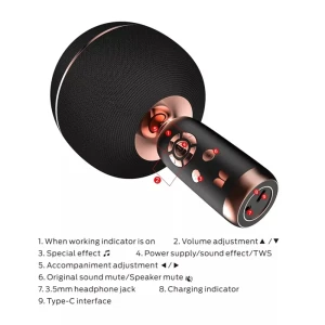 Monster karaoke microphone superstar m97, black Thumbnail 3