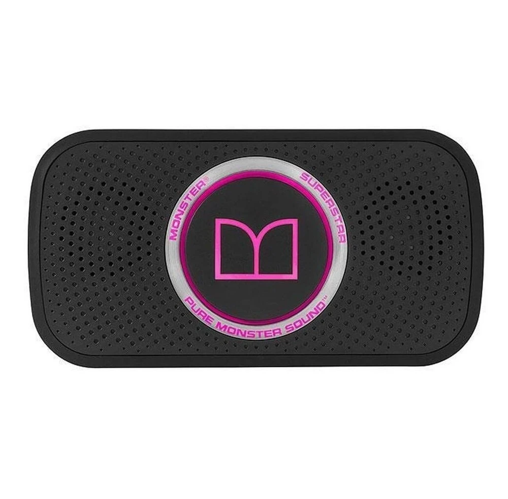 Monster microphone + wireless speaker superstar pink 3