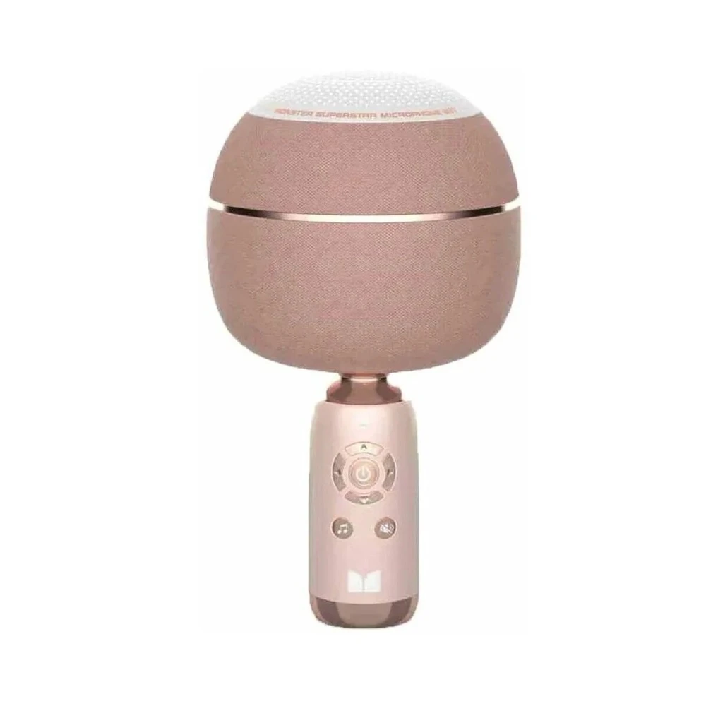 Monster microphone + wireless speaker superstar pink 2