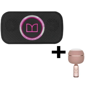 Monster microphone + беспроводная колонка superstar pink