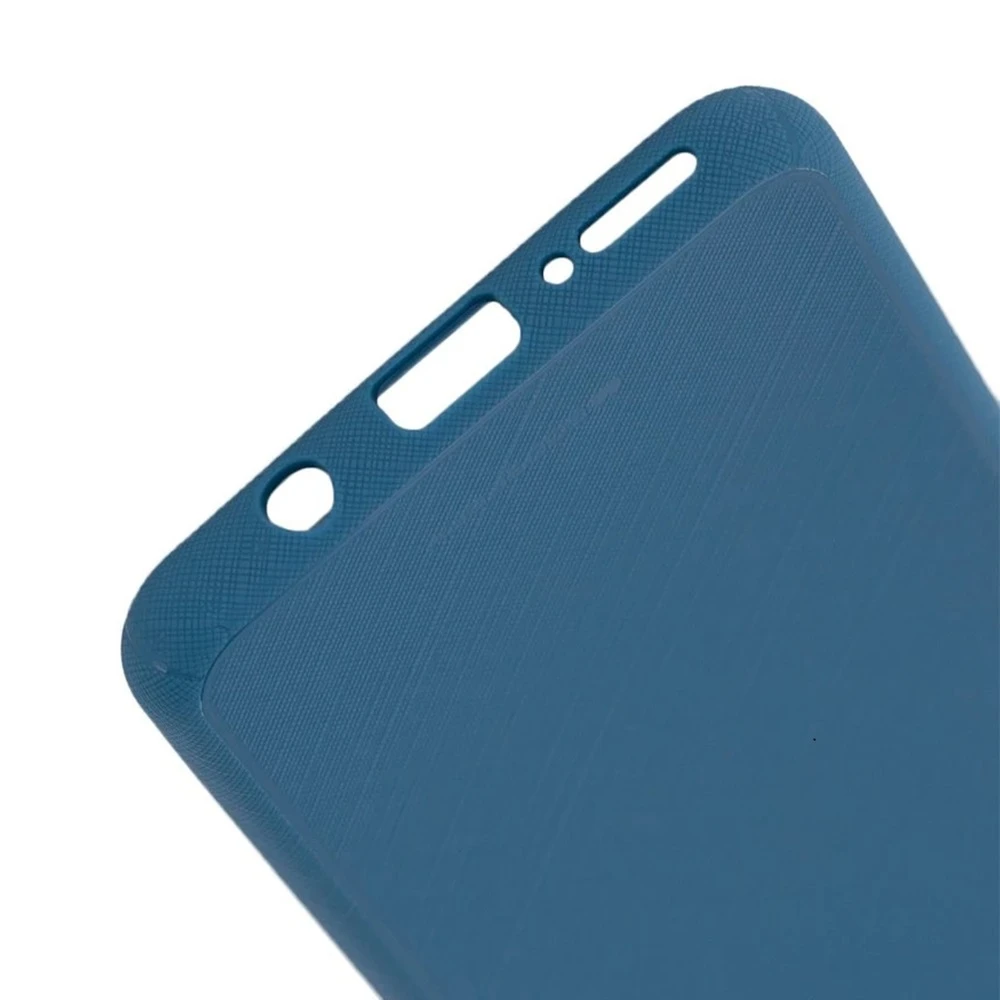 Helmet case tpu suede samsung a7 (2018), dark blue 3
