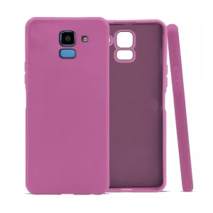 Чехол tpu suede для samsung j6 (2018), фиолетовый