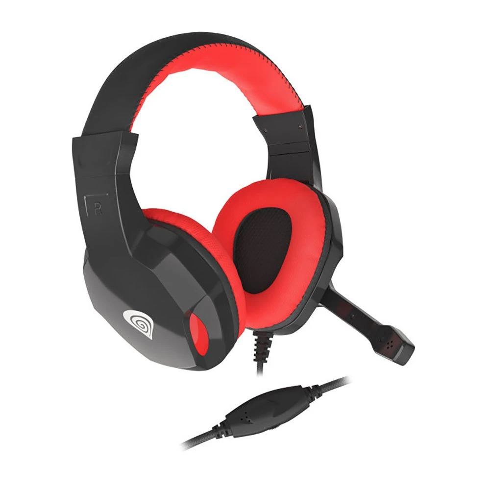 Genesis headset argon 110, stereo, black-red 2