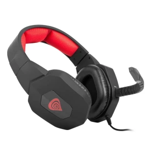 Genesis headset argon 400, stereo, black-red Thumbnail 2