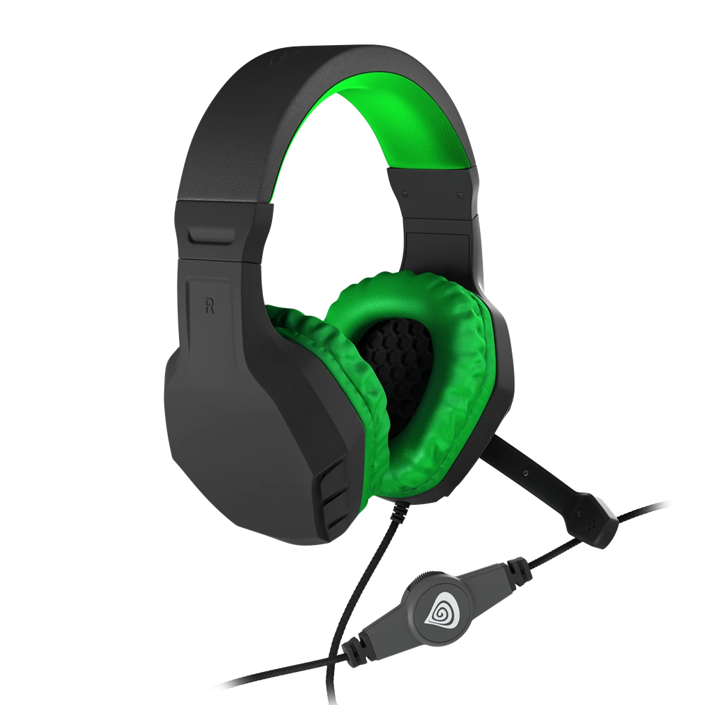 Genesis headset argon 200, stereo, green 3