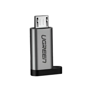 Ugreen адаптер type-c 2.0 на micro usb 2.0, до 480 мбит/с us282, серый Thumbnail 2
