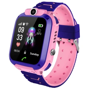 Детские умные часы helmet smart kids watch 2g-td27, розовые