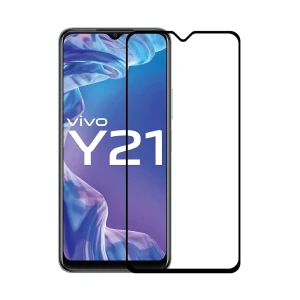 Защитное стекло diamond glass 4d для vivo y21, черное