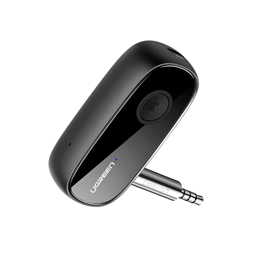 Ugreen bluetooth 5.0 аудио адаптер aptx с микрофоном, черный 2