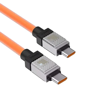 Baseus cable coolplay series type-c to type-c 5a 100w 2m, orange Thumbnail 3