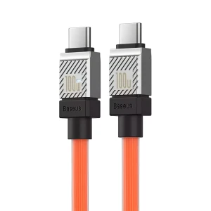 Baseus cable coolplay series type-c to type-c 5a 100w 2m, orange Thumbnail 2