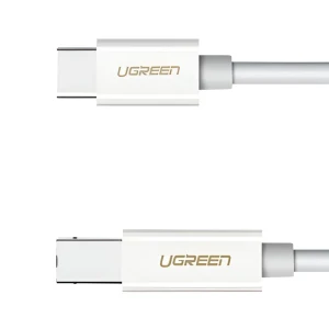Ugreen cable printer type-c 2.0 to usb type-b 2.0, 1m, white | us241 Thumbnail 3