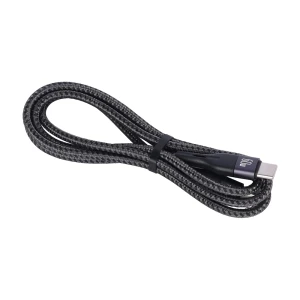 Yesido кабель aluminum series type-c to type-c 3a 60w 1.2м, черный Thumbnail 3