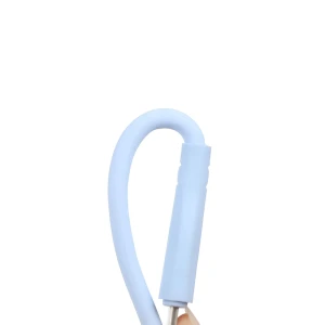 Yesido cable liquid silicone series type-c to type-c 60w 1m, blue  Thumbnail 2