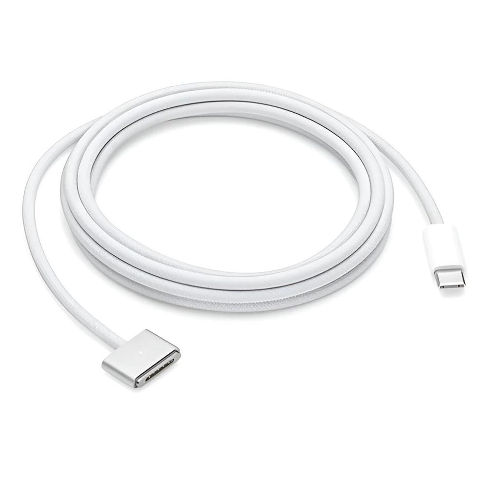 Helmet cable nylon type-c to magsafe 3, 2m, silver 2