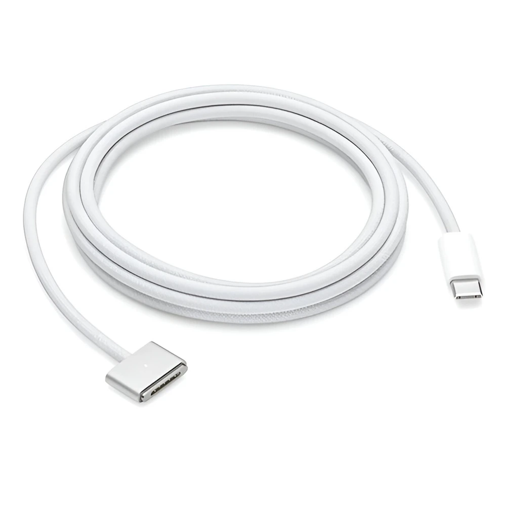 Helmet cable nylon type-c to magsafe 3, 2m, silver 2