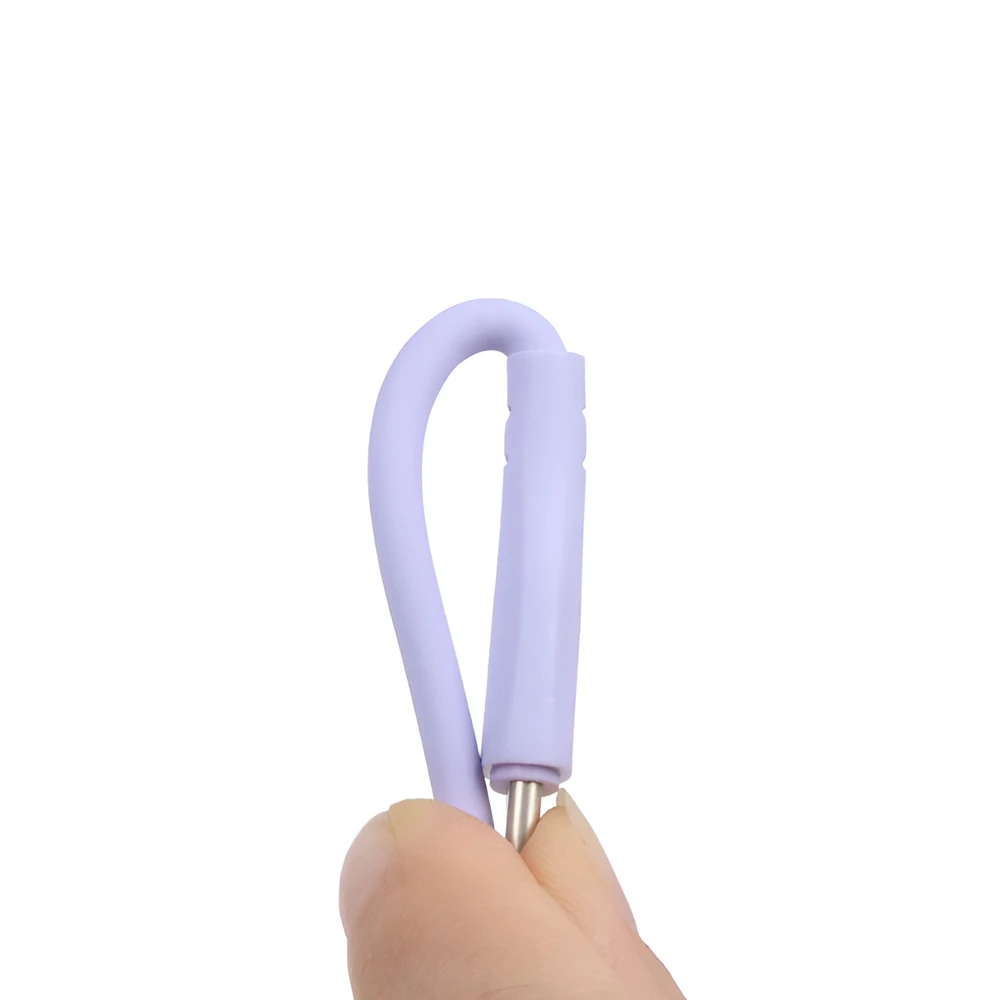 Yesido cable liquid silicone series type-c to type-c 60w 1m, purple  2