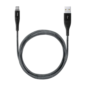 Ttec cable usb to type-c extreme 2.4a (1,5m), space gray