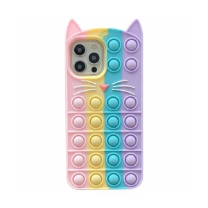 Helmet case popit kitty iphone 12/12 pro, mix