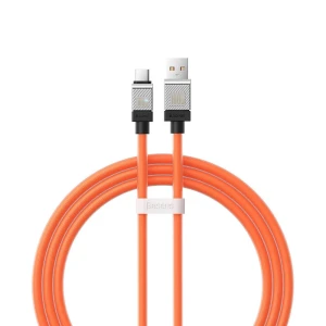 Baseus cable coolplay series usb-a to type-c 5a 100w 1m, orange