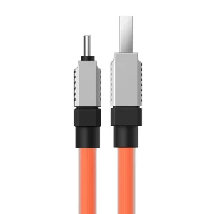 Baseus cable coolplay series usb-a to type-c 5a 100w 1m, orange Thumbnail 3