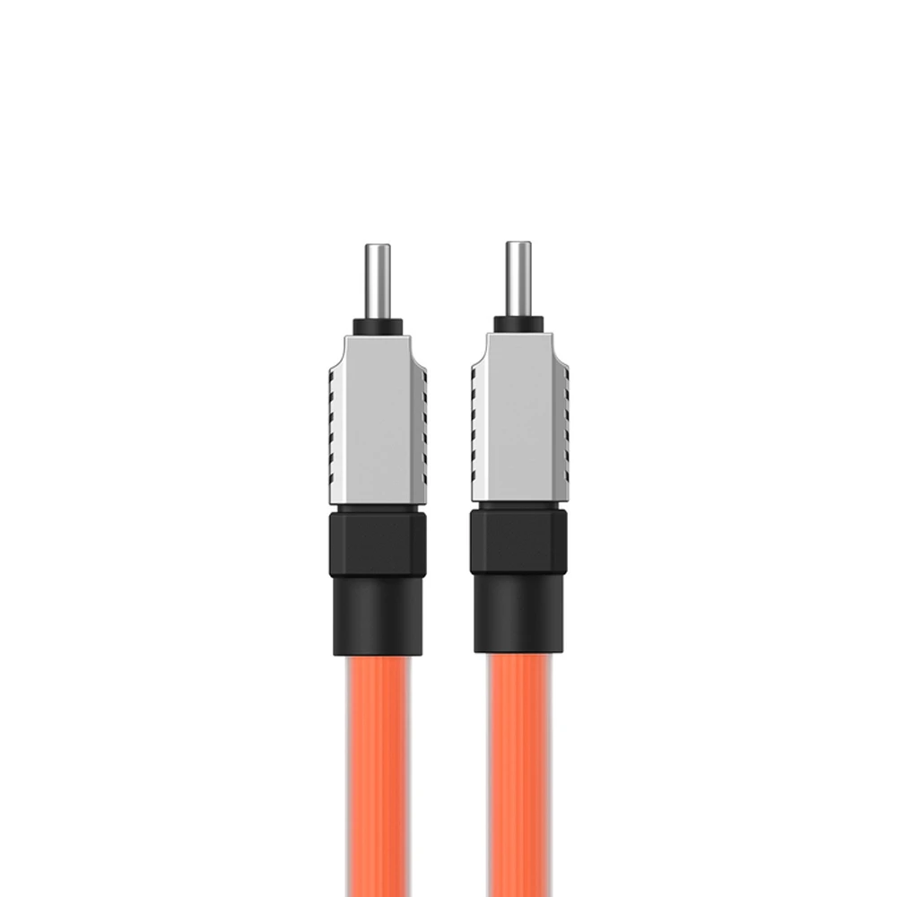 Baseus cable coolplay series type-c to type-c 5a 100w 1м, оранжевый 3