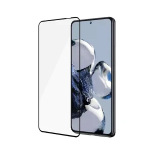 Защитное стекло diamond glass 5d для xiaomi 12t/12t pro, черное Thumbnail 2