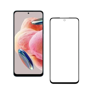 Защитное стекло diamond glass 5d для redmi note 12 4g/note 9s/pro/max, черное Thumbnail 3