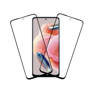 Защитное стекло diamond glass 5d для redmi note 12 4g/note 9s/pro/max, черное Thumbnail 2