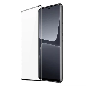 Защитное стекло diamond glass 5d для xiaomi 13 pro, черное