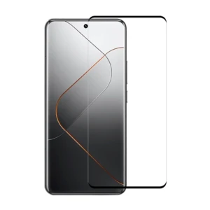 Защитное стекло diamond glass 5d для xiaomi 14 pro/14 ultra, черное